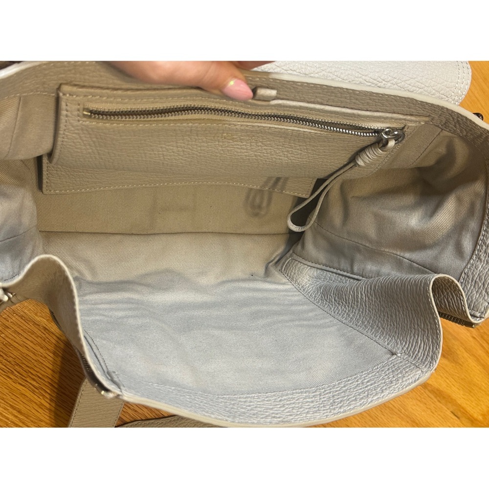 3.1 Phillip Lim Light Gray Satchel - Picture 6 of 13